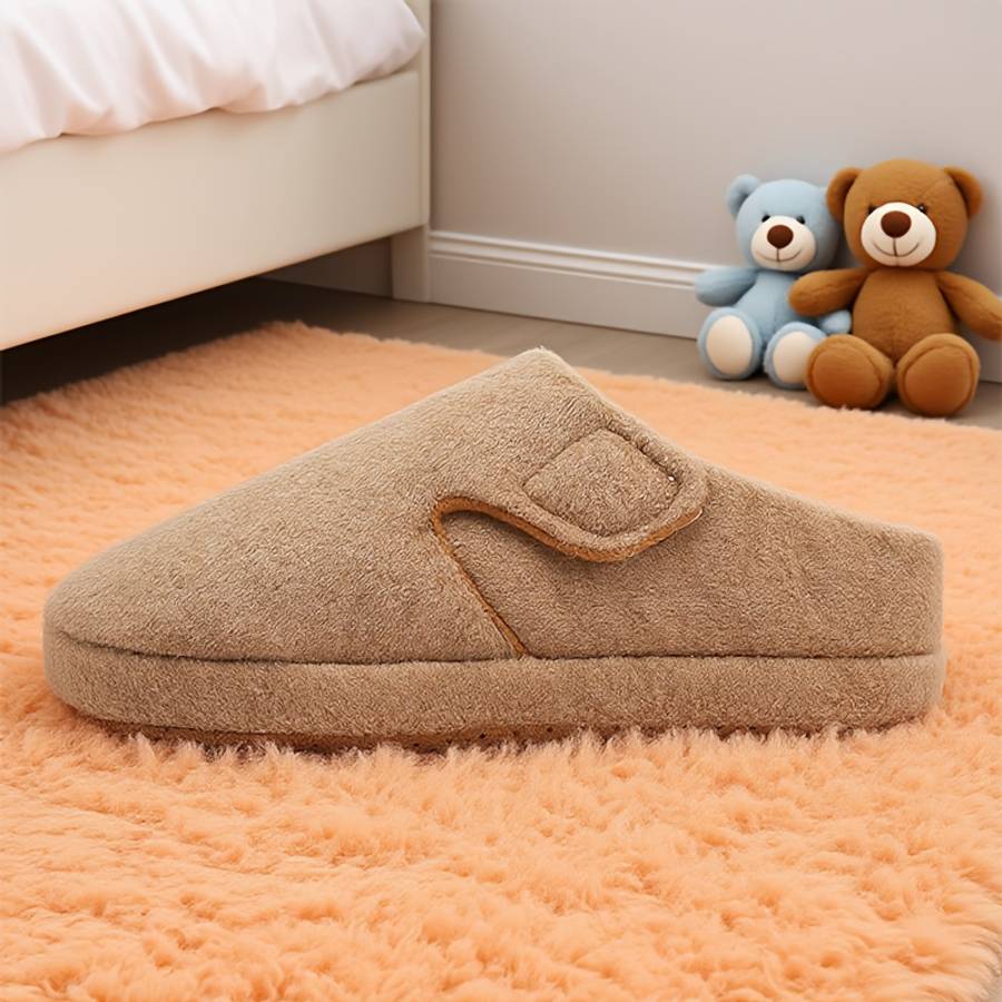 Cotton Slippers Color Khaki Sizeuk 10.5-11