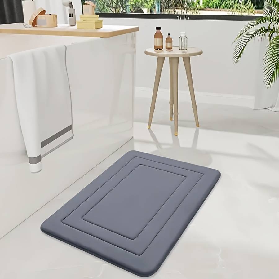 Floor Mats Color Dark Blue Size 40Cmx60Cm-15.7Inx23.6In