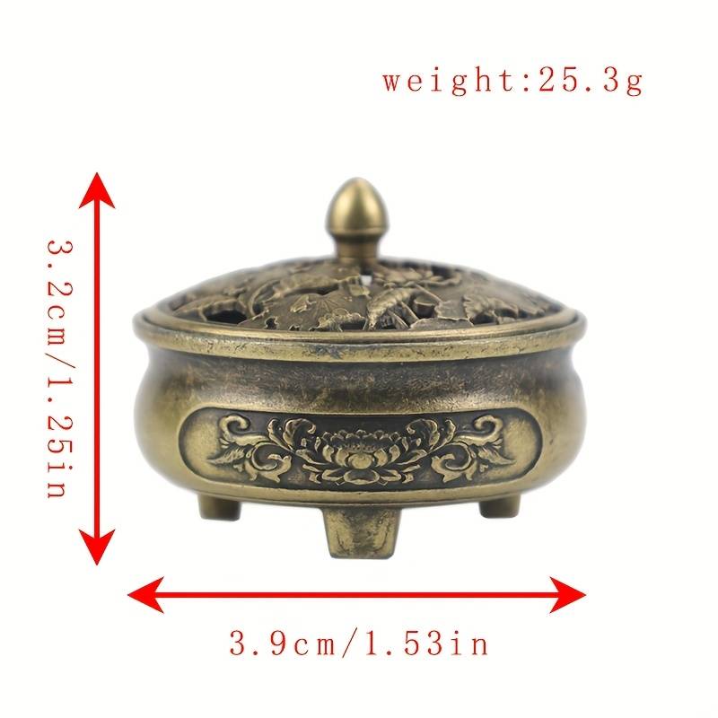 Incense Burner Items  Lotus Leaf Lotus Incense Burner   Bronze