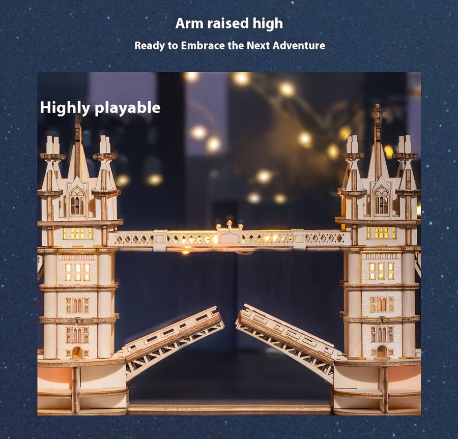 Building Toy Architectural Model Toy Set Model London Bridge Model Building Blocks Puzzle