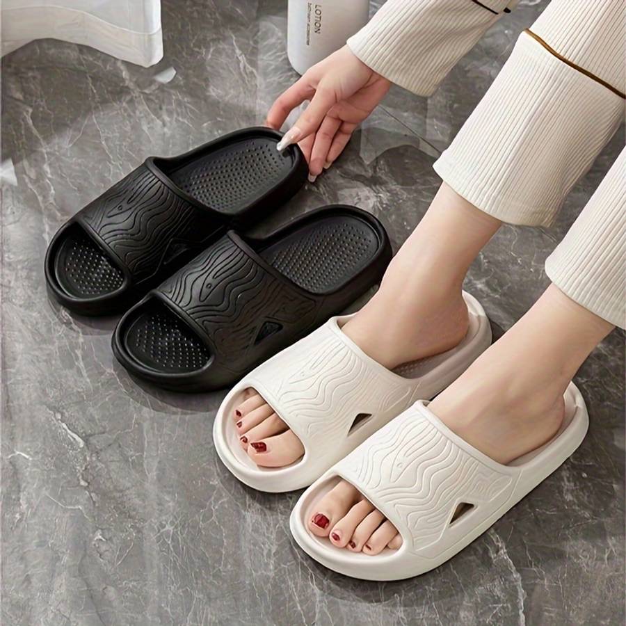 Men Slippers Summer Style Grey Size Uk 7.5 To 8