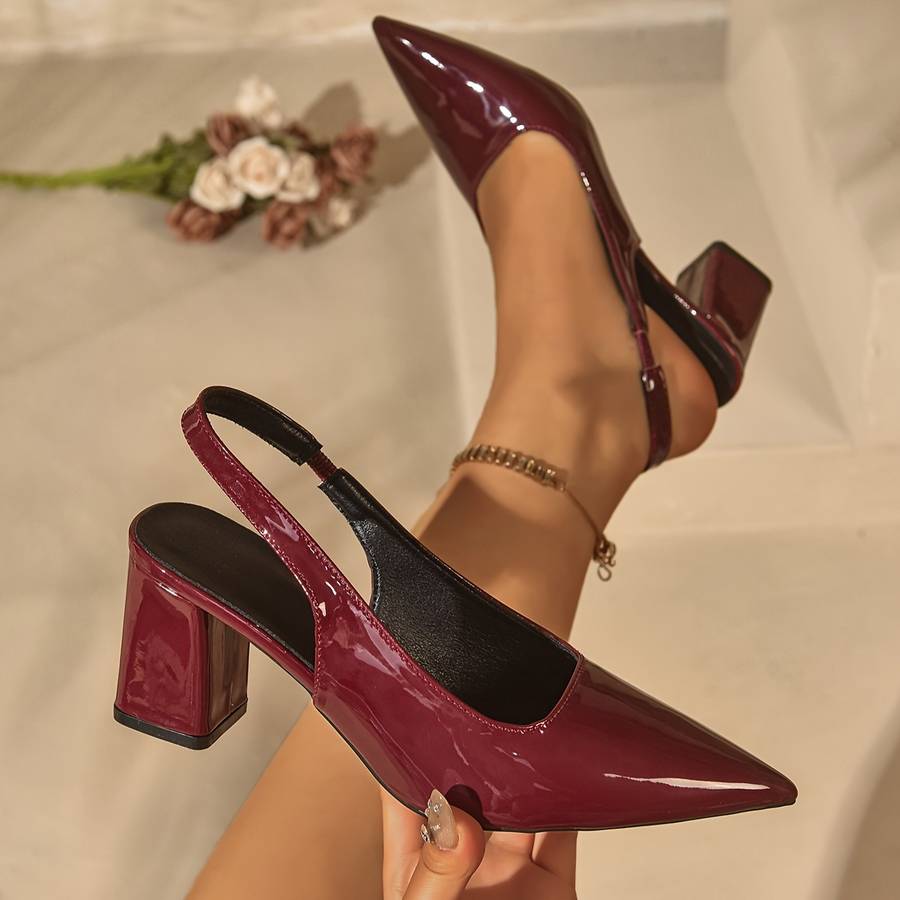 Women S High Heels Color Burgundy Sizeuk 3.5