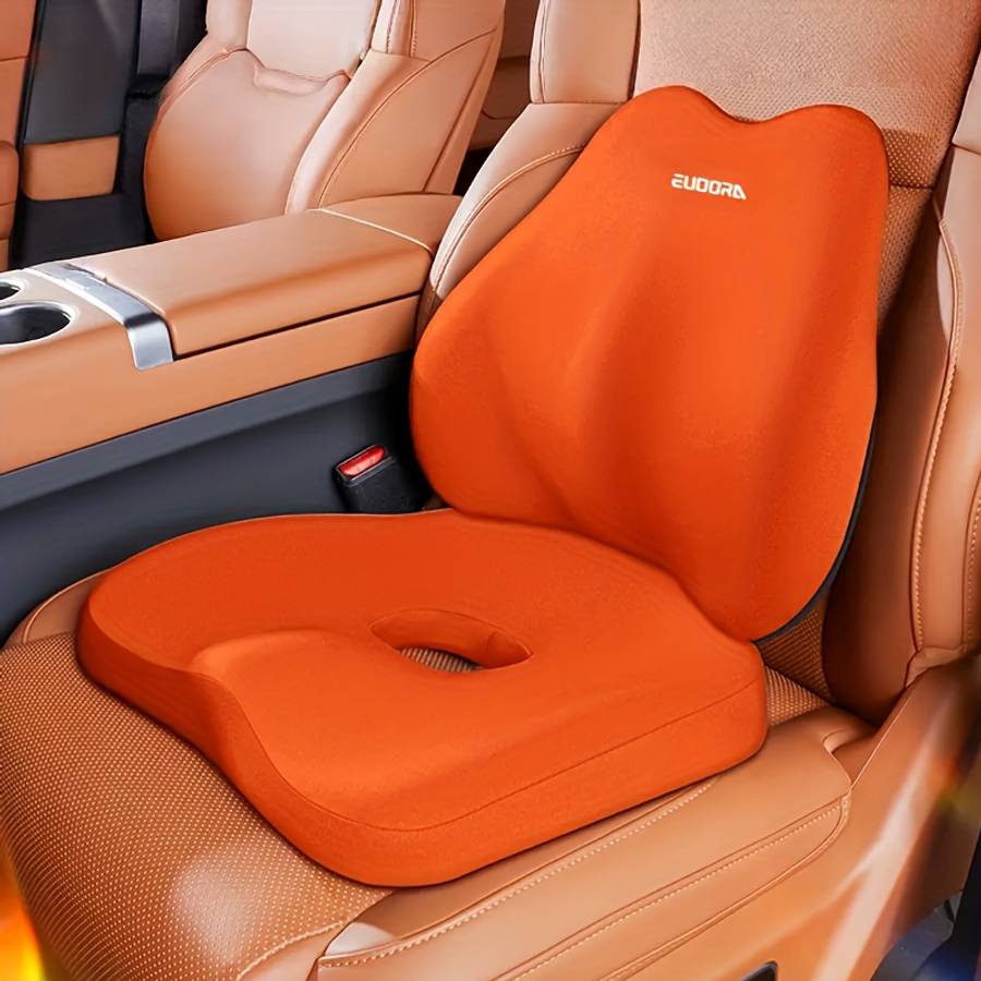 Car Seat Cushion Color Pink Quantity1 Seat Cushion  1 Lumbar Pillow