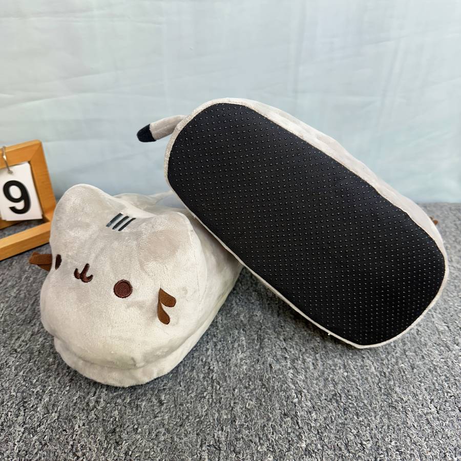 Cotton Slippers Color Grey Sizeuk 8.5
