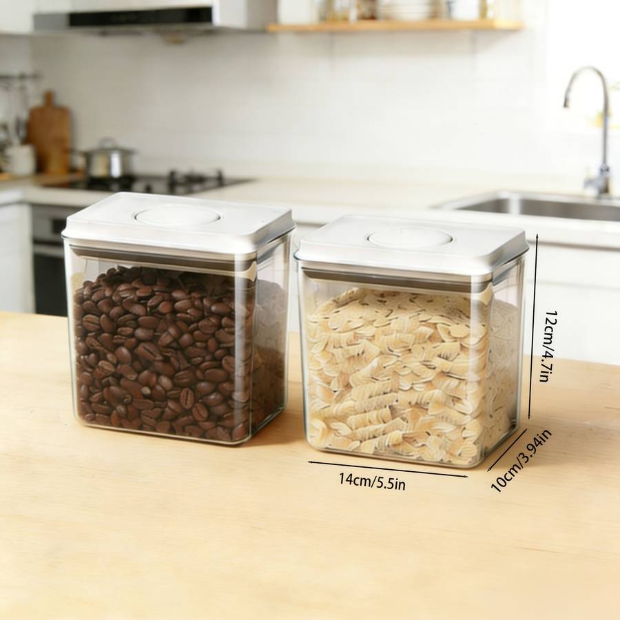 Sealed Jar Model Medium Size 1750Ml2Pcs