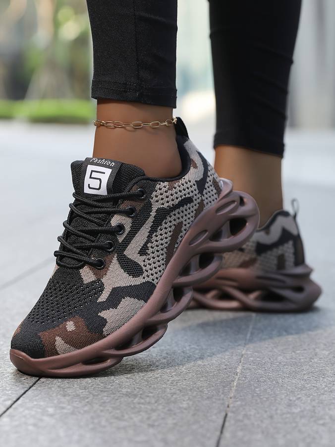 Women S Sneakers Color Coffee Brown Sizeuk 6.5