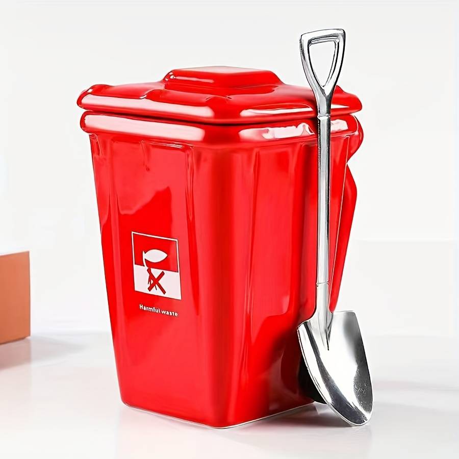 Water Cup Color 2Pcs Red Stirring Spoon