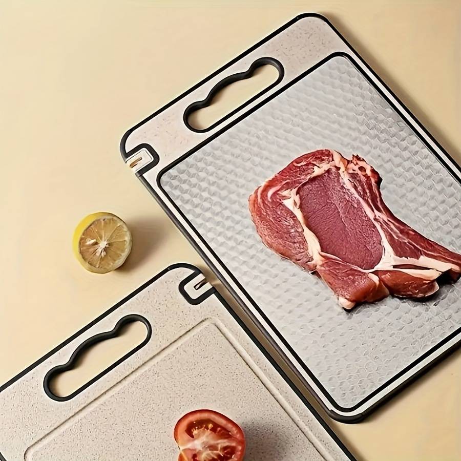 Cutting Board Color Pink White Size32.6Cm 12.8In 20.1Cm 7.9In Plastic