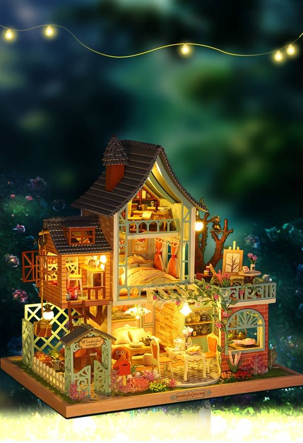 Building Toy Architectural Model Toy Set Style Jungle Secret