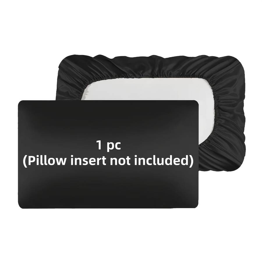 Satin Pillowcase Color   Black 24 Size50Cm*75Cm
