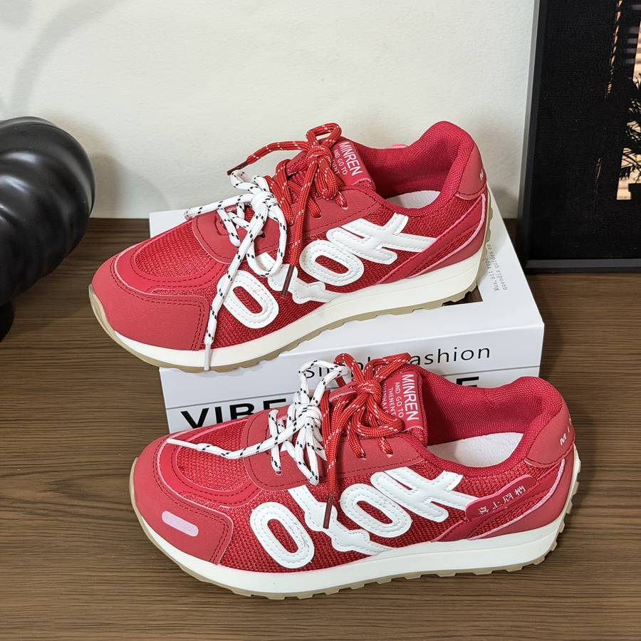 Women S Sneakers Color Red Sizeuk 5