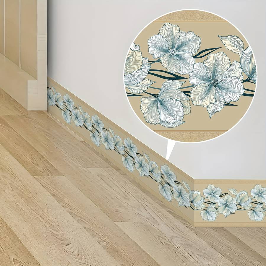Pro Self Adhesive Table Wrap 461 color blue - white size 12x500cm