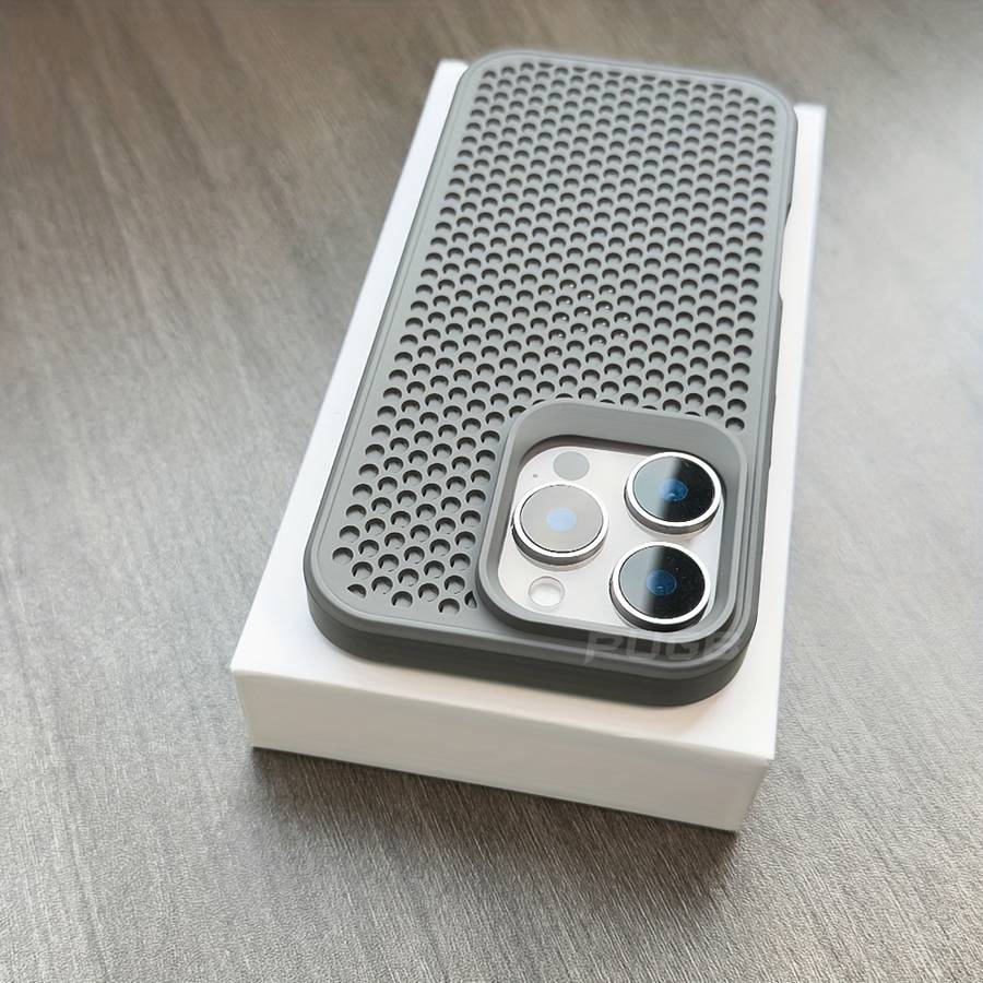 1Pc Black For iPhone 13 Heat Dissipation Phone Case
