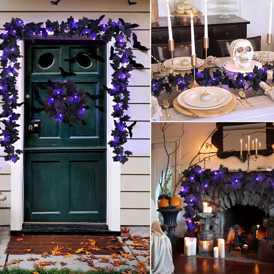 Halloween Decorations Color Warm Lighting