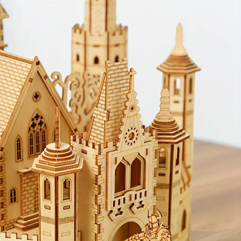 Building Toy Architectural Model Toy Set Model Lost Castle
