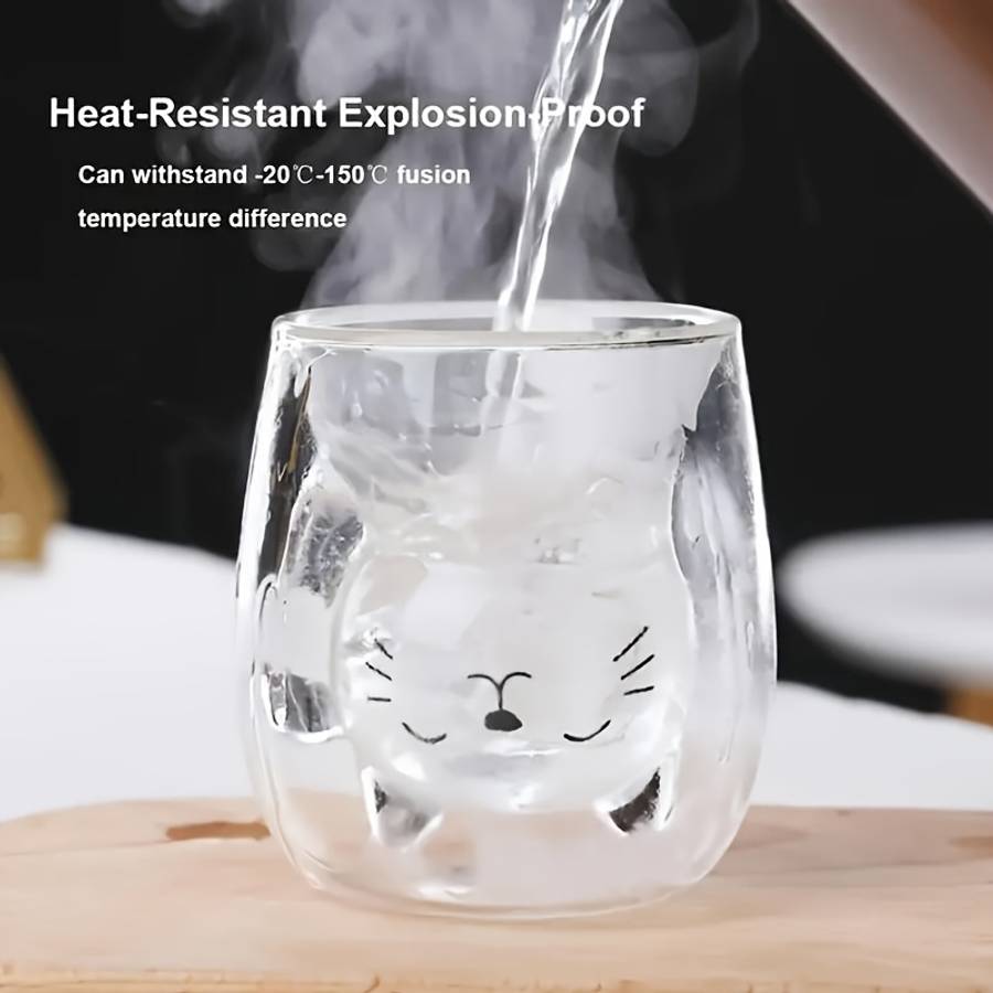 Water Cup Style Kitten Print