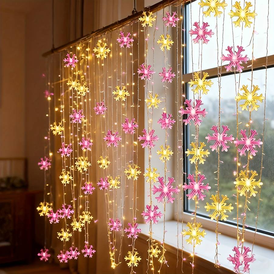 Christmas Lights Pink Warm Light Size 6M 236Inch