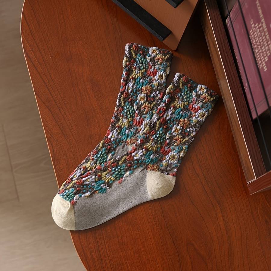 Women S Socks Color White Background1 Pair Size Onesize