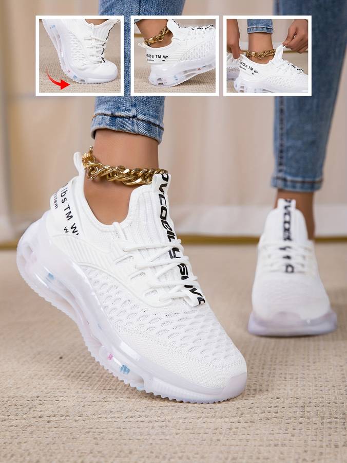 Women S Sneakers Color White Sizeuk 4