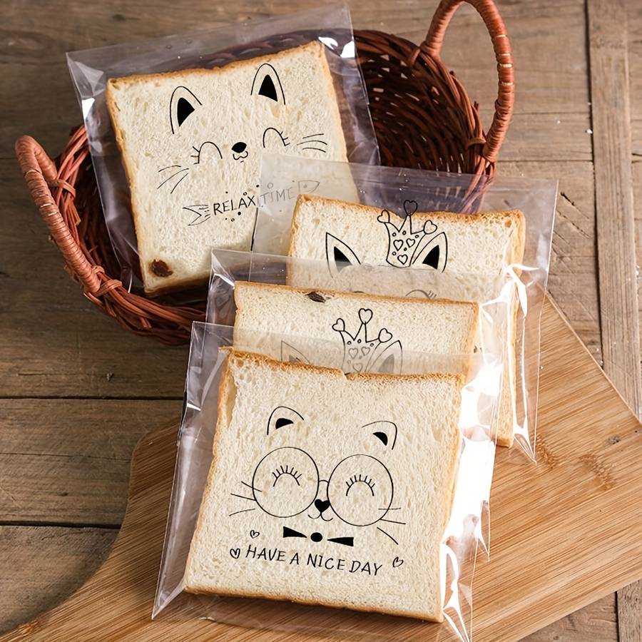 Food Storage Bags Size Small Cat 3In1 Selfadhesive Bag 7Cm*100