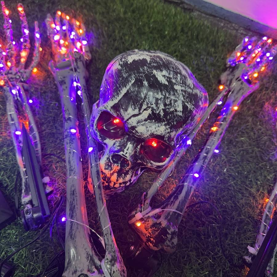 Halloween Decorations Color Orange Light
