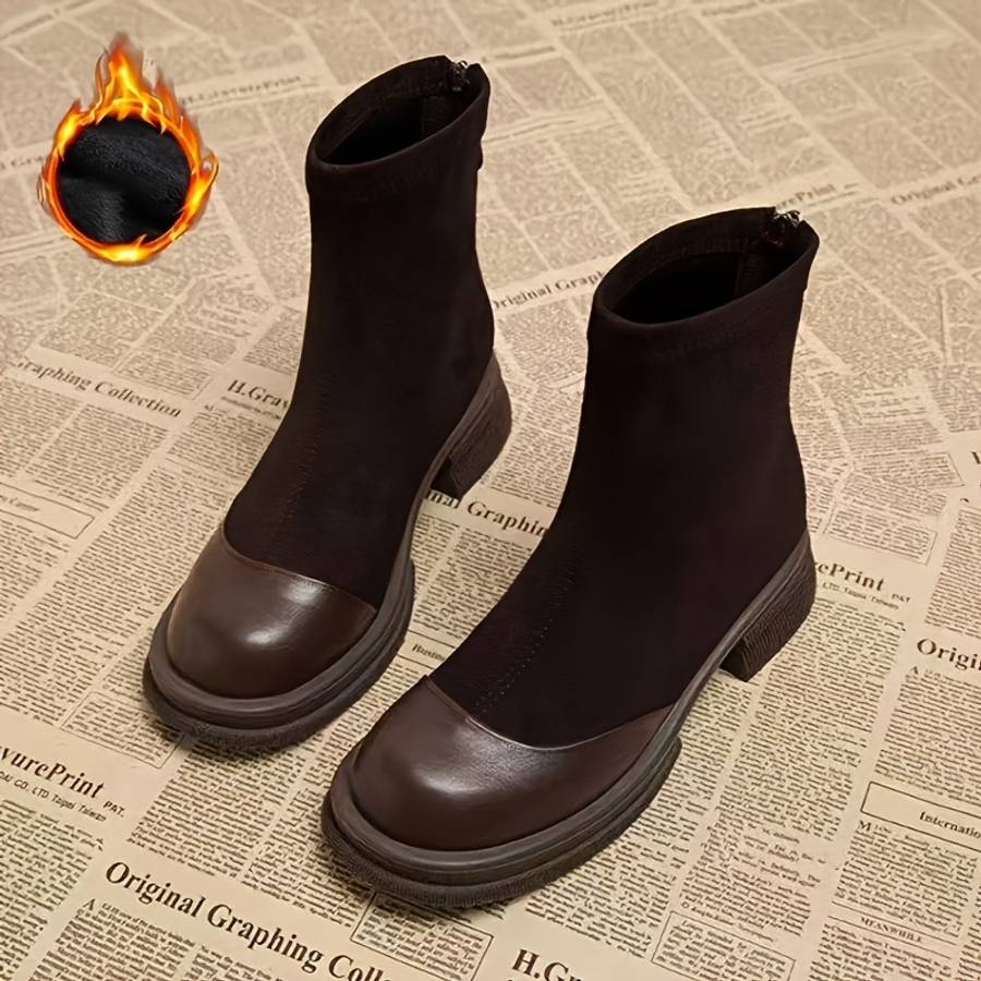 Women S High Heels Color Black Fleece Sizeuk 3.5
