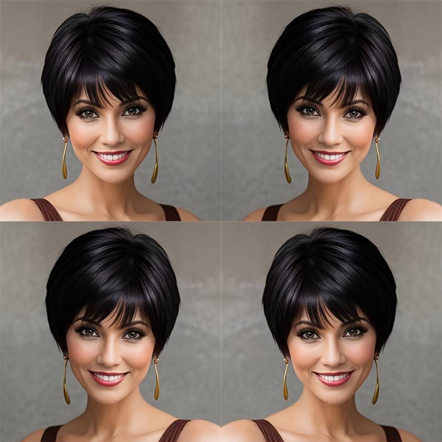 1B Womens Wigs Hair Length 15.24Cm