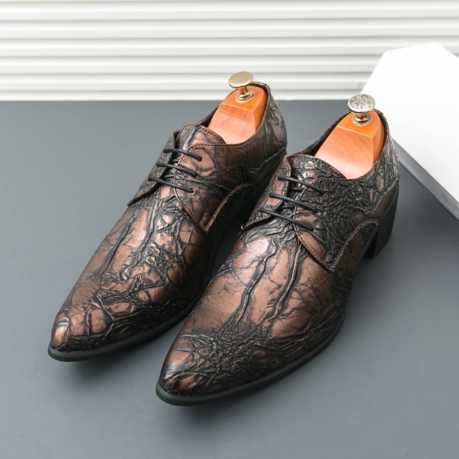 Mens Leather Shoes Color Figure 2 Sizeuk 4