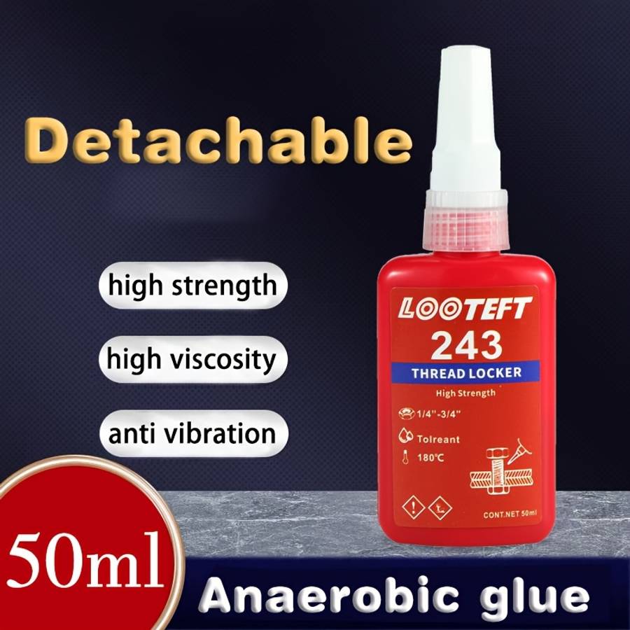HeavyDuty Reliable EcoFriendly NonToxic Heat Stable 1Pc 50Ml Threadlocker For