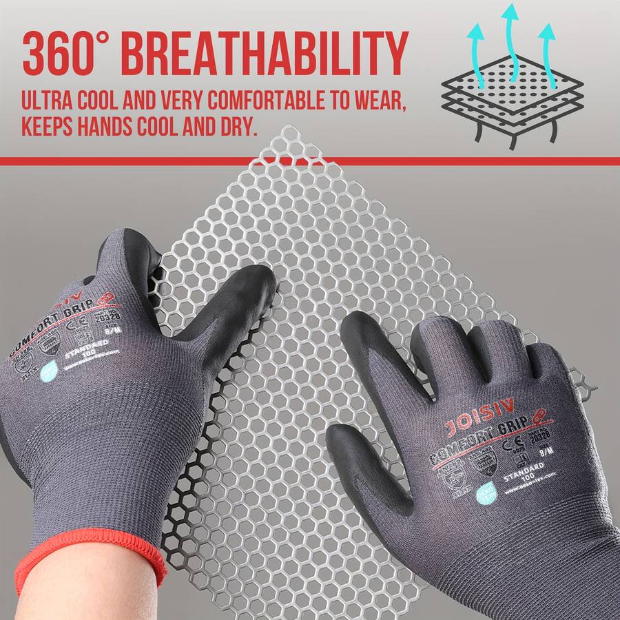 Work Gloves Size Xl Quantity 3 Pairs