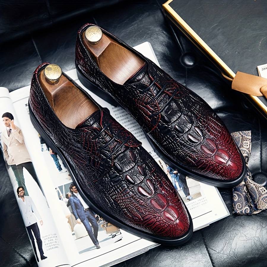 Mens Leather Shoes Color 7262 Black Sizeuk 10.5