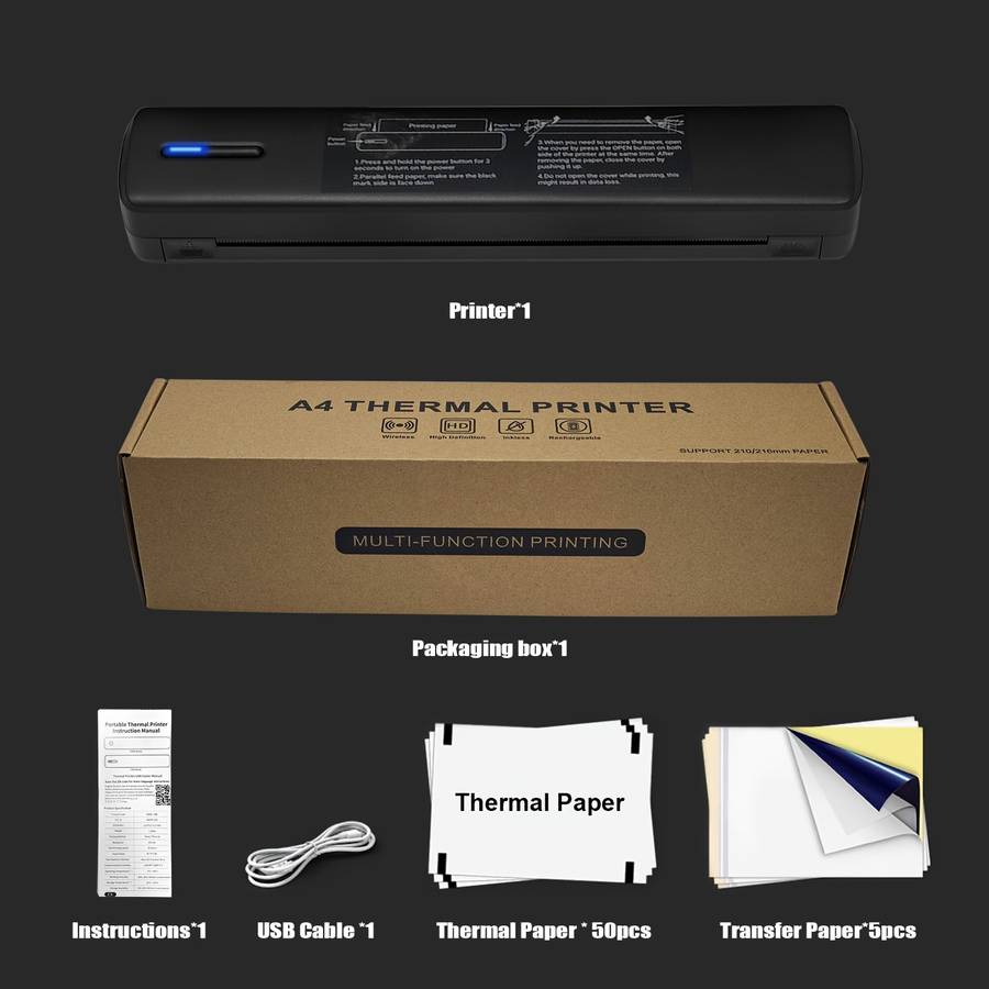 Printer Model 80 50Paper 5Tattoo