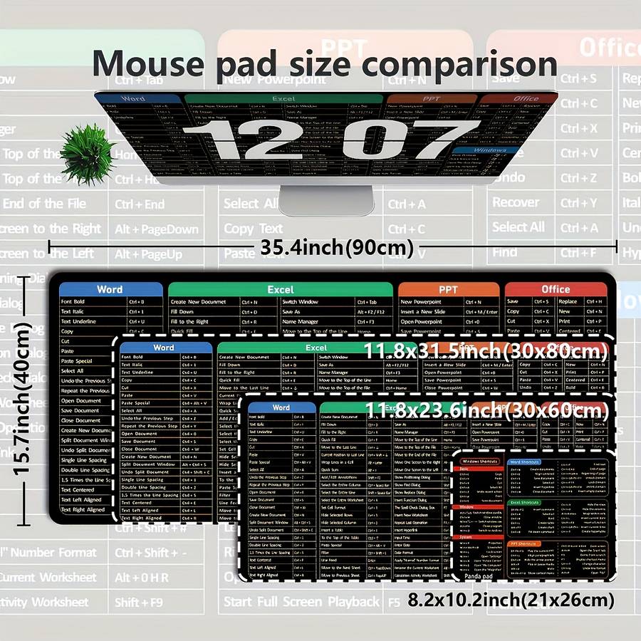 Mouse Pad   Size 30X60Cm