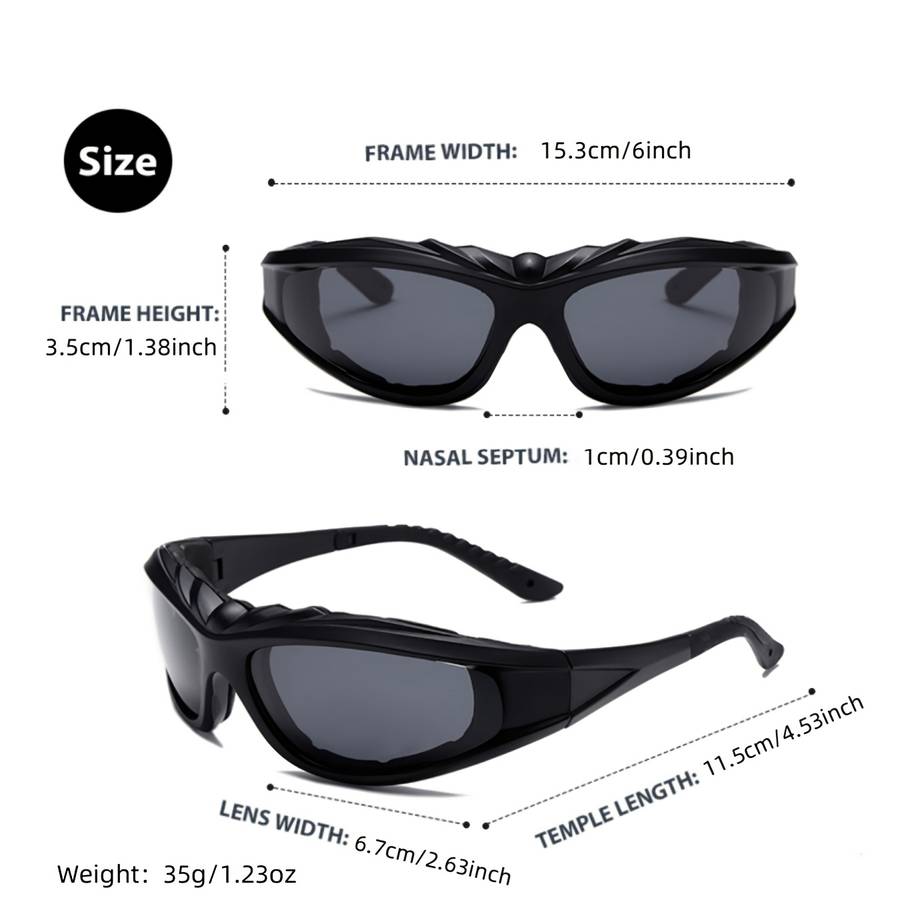 Cycling Glasses Color C5 Silvery  Black Silvery