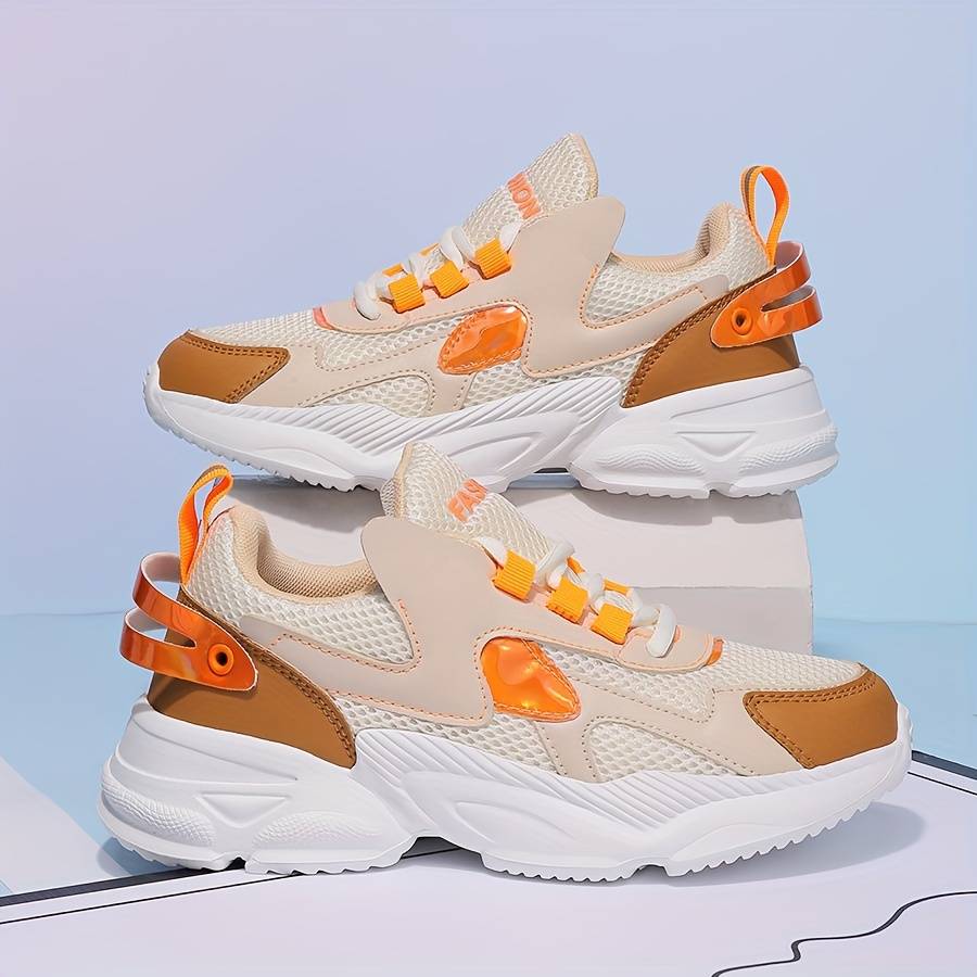 Women S Sneakers Color Orangered Sizeuk 5