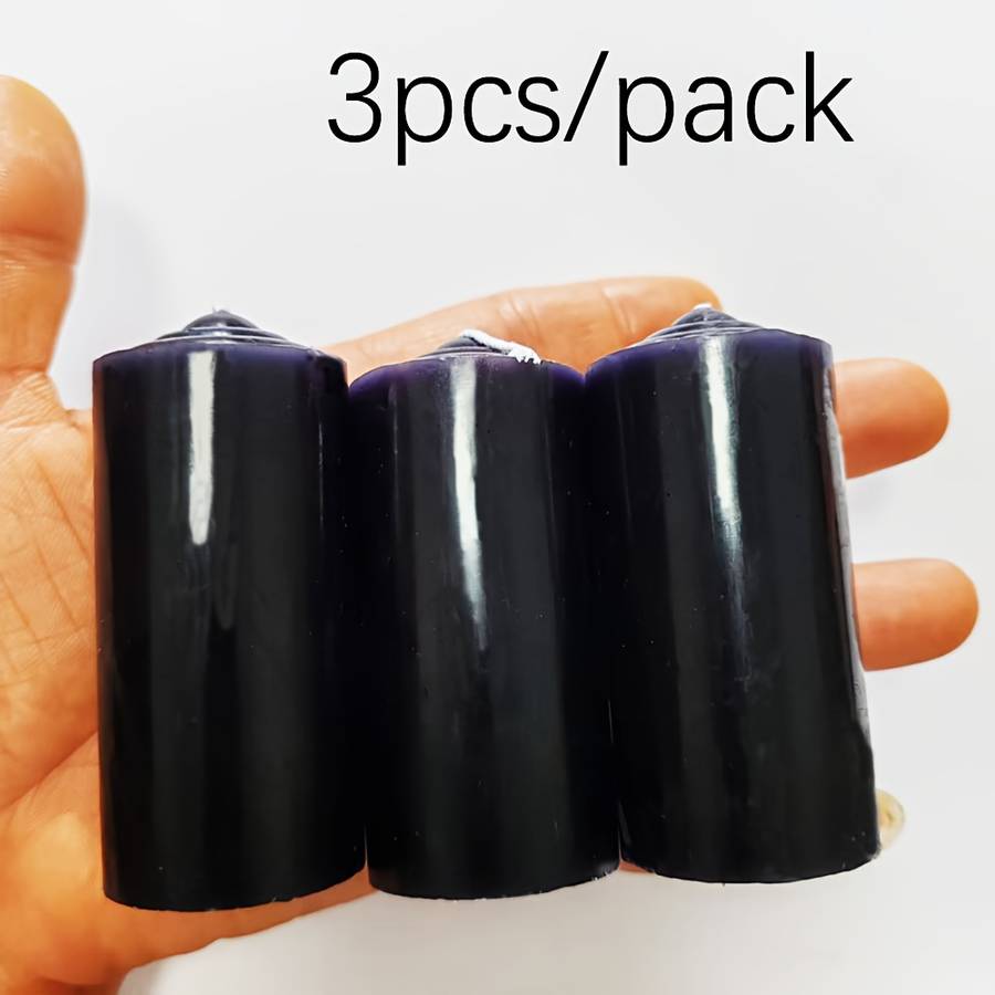 Halloween Decorations Composition Paraffin Quantity 3Pcs Pack White