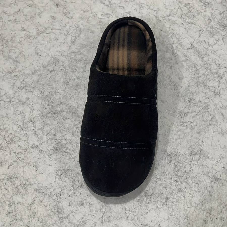 Cotton Slippers Color Black Sizeuk 8.5-9