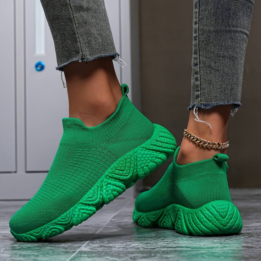 Women S Sneakers Color Green Sizeuk 9