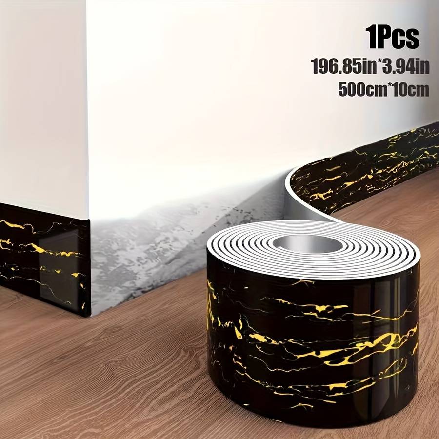 Modern Waterproof Cabinet Wrap 575 color Black Golden Marble Quantity 1 Roll =5meter long x 10wide