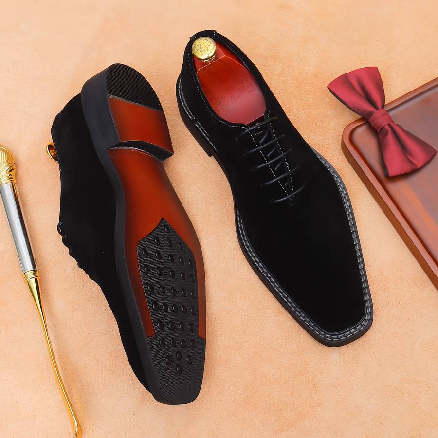 Mens Leather Shoes Color Dark Brown Sizeuk 7.5