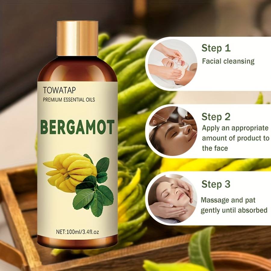 Towatap Bergamot Essential Oil 30ml 10ml 100 Pure Citrus Scent Long Lasting