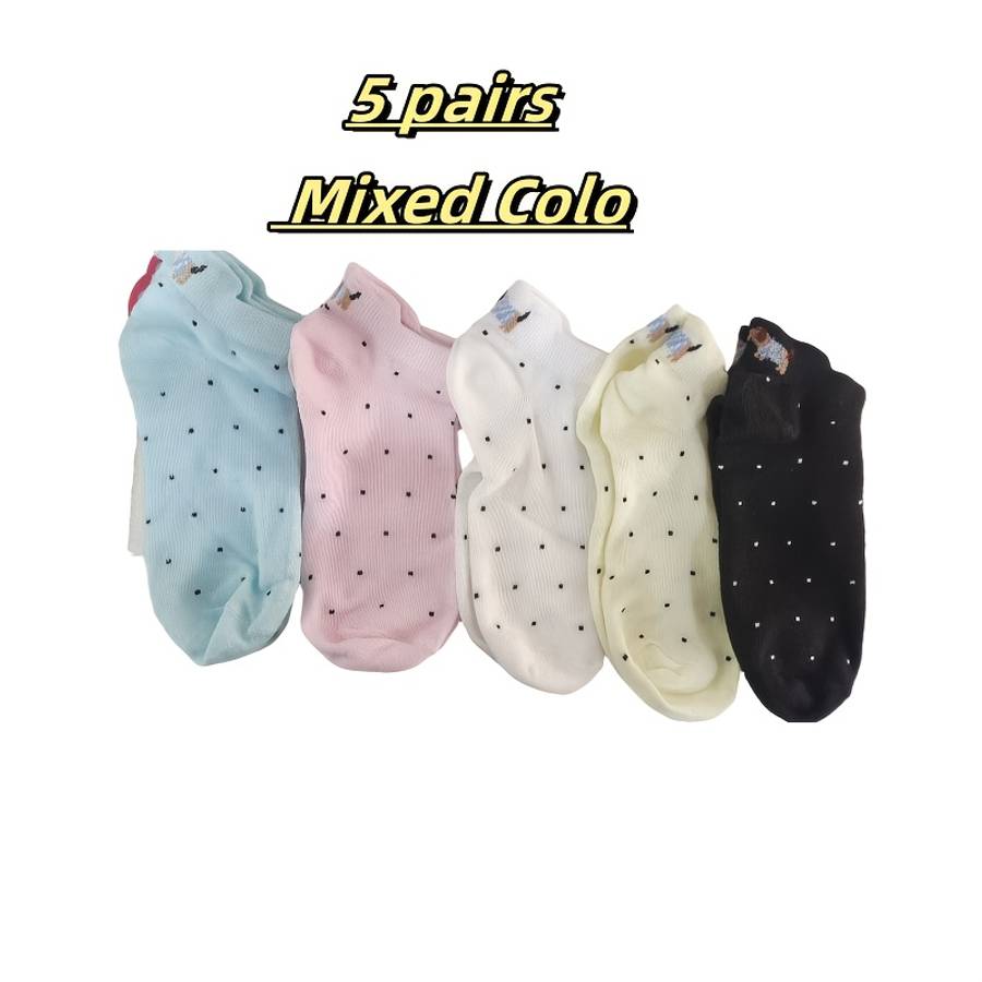 Women S Socks Color 5 Pairs Mixed Colo Size Onesize