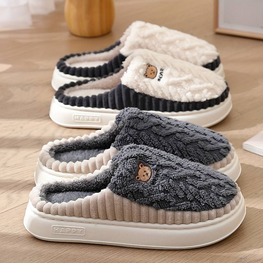 Cotton Slippers Color Green Sizeuk 3.5-4
