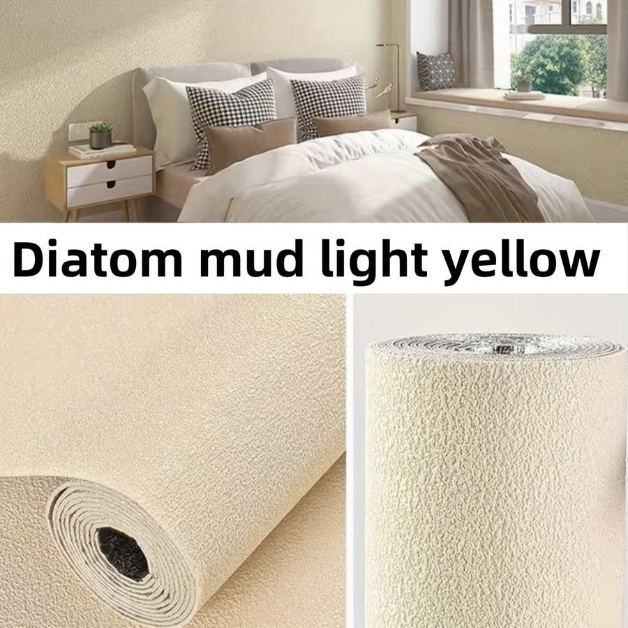 Pro Static Cling Desk Wrap color Gray in diatom mud size 10mx50cm