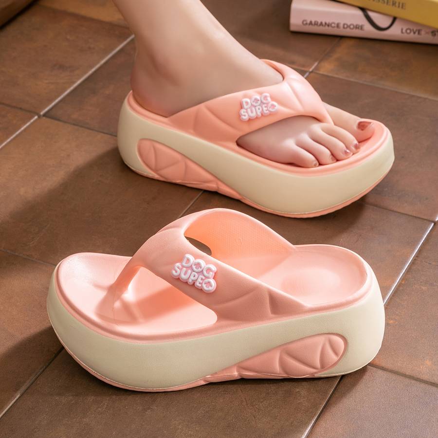 Ladies Summer Flip Flops Pink Color Uk 4.5-5