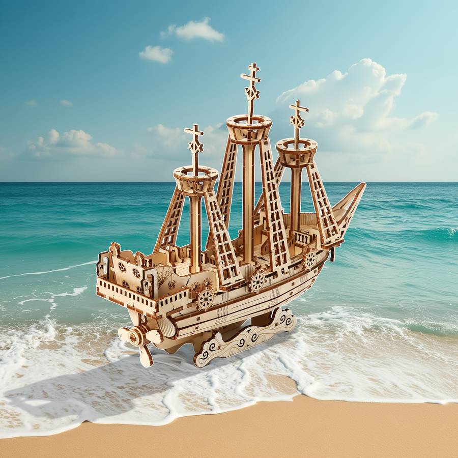 3D Jigsaw Puzzle Model Ship Model Lg864