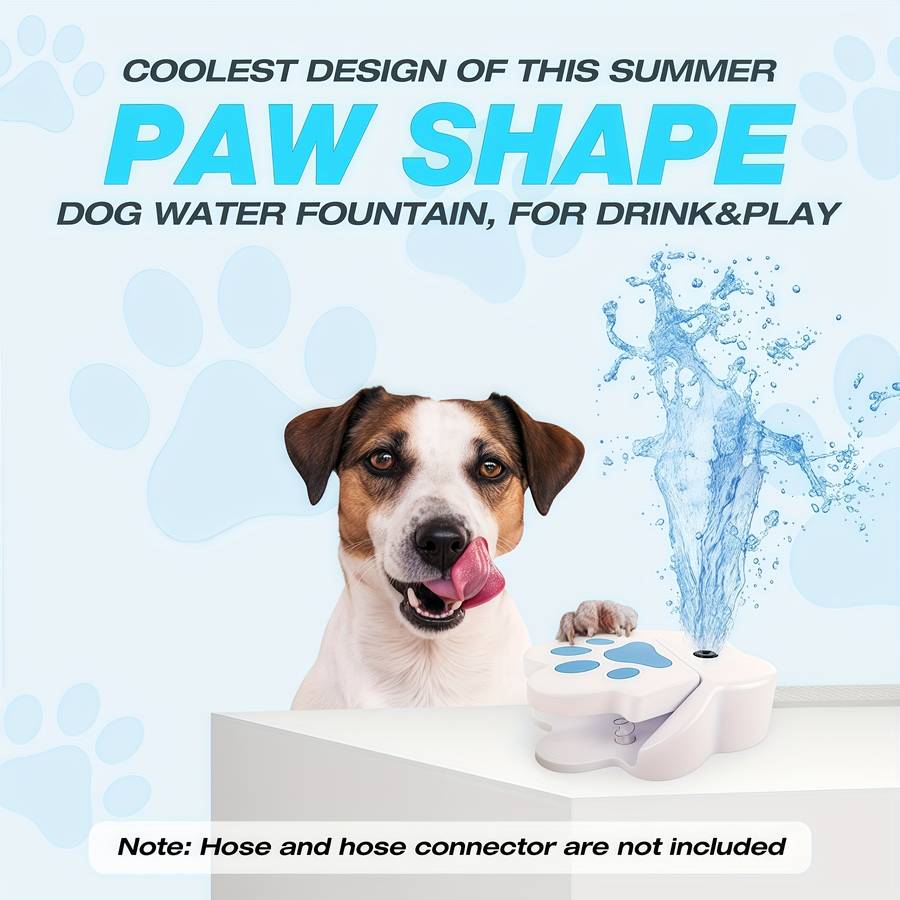 Pet Supplies Items Dog Foot Fountain