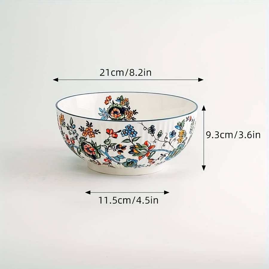 Bowl Items Four Small Soup Spoons  Spring Bud Flower