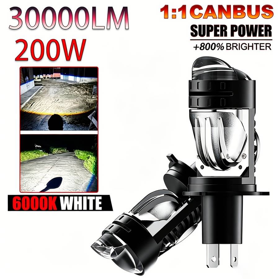 Car Lights Color 2Pcs H4