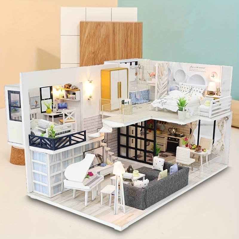 Building Toy Architectural Model Toy Set Style Simple